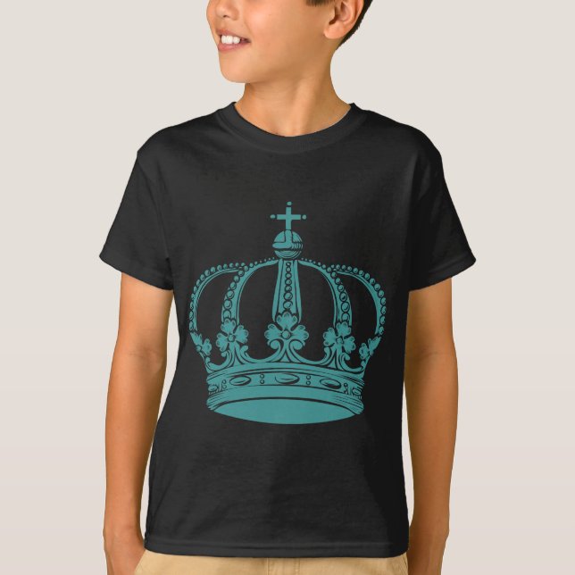 Royal Crown 02 - Ocean Green T-Shirt (Front)