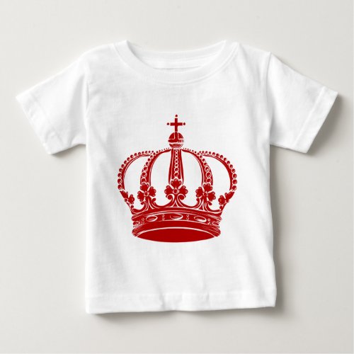 Royal Crown 02 _ Ruby Red Baby T_Shirt