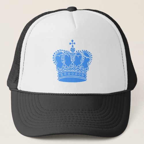 Royal Crown _ Baby Blue Trucker Hat