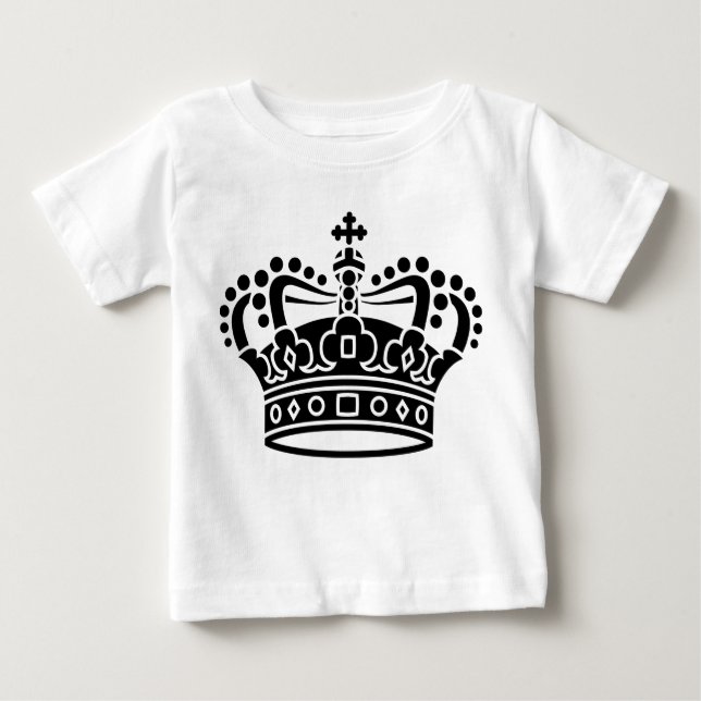 Royal Crown - Black Baby T-Shirt (Front)