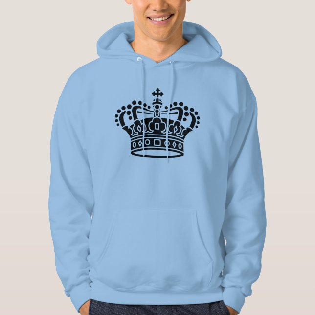 Royal Crown - Black Hoodie (Front)