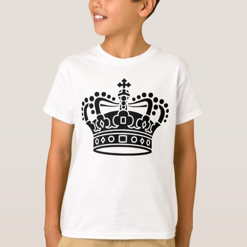 Royal Crown _ Black T_Shirt