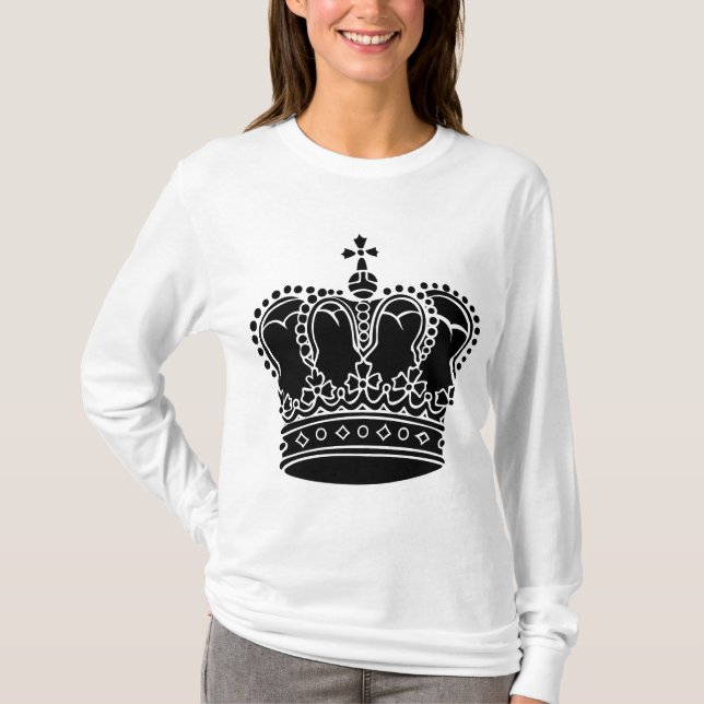Royal Crown - Black T-Shirt (Front)