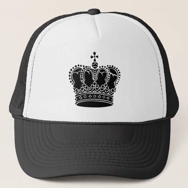 Royal Crown - Black Trucker Hat (Front)