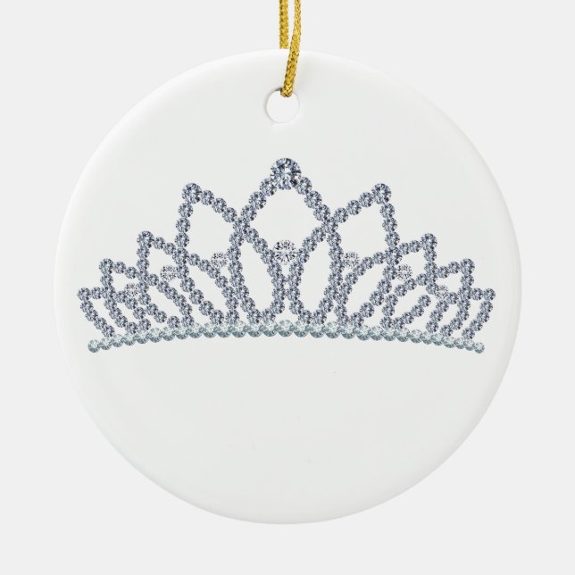 Royal Crown Ceramic Ornament (Front)