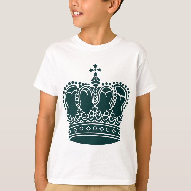 Royal Crown - Dark Green T-Shirt (Front)
