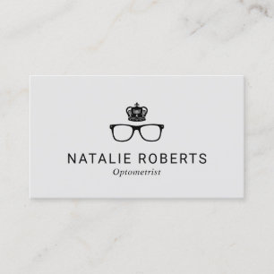 Royal Crown Eyewear Eye Glasses Optometrist Business Card