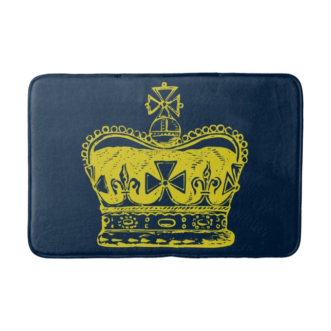 Royal Crown Graphic Bath Mat (Front)