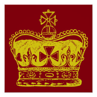 Royal Crown Graphic Poster