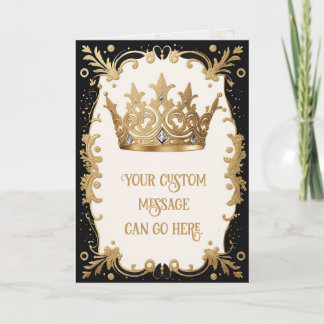 Royal Crown Greeting/Note Card
