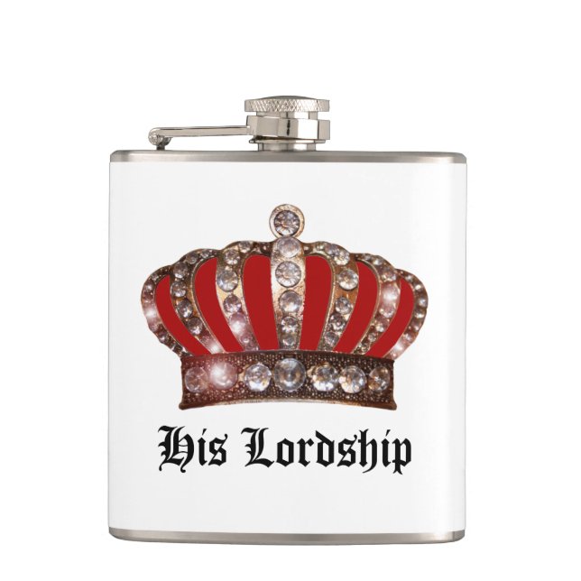“Royal Crown” His Lordship Flask (Front)