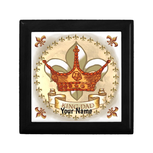 Royal Crown  King Dad  Gift Box (Front)