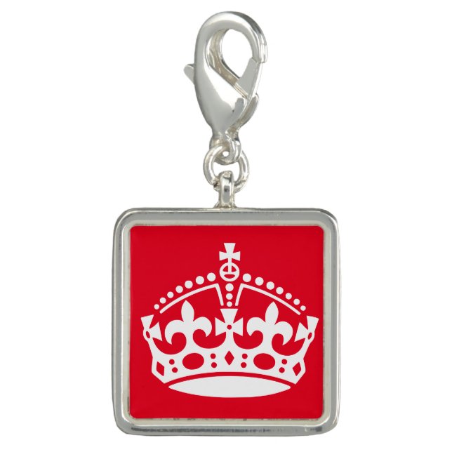 Royal crown logo charm (Front)