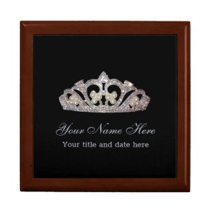 Royal Crown Personal Name Jewerly Box