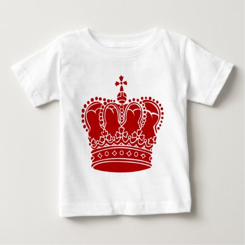 Royal Crown _ Ruby Red Baby T_Shirt