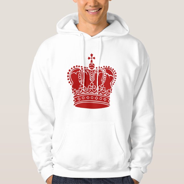 Royal Crown - Ruby Red Hoodie (Front)