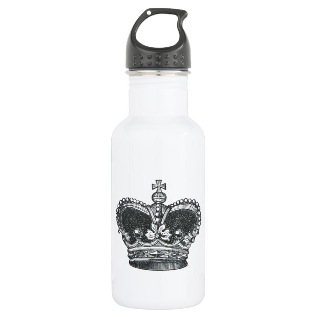Royal Crown Stainless Steel Water Bottle (Front)