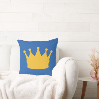 Royal Crown Throw Pillow