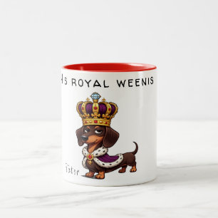 Royal Crowned Dachshund Coffee Mug