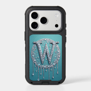 💎 Royal Crystal “W”  Diamond Luxe Monogram✨👑 iPhone 17 Pro Case