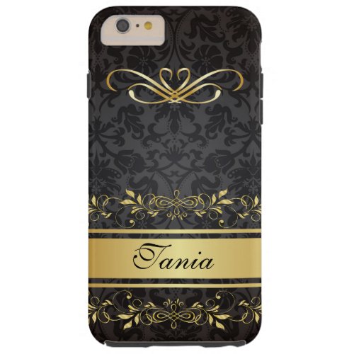 Royal Damask iPhone 6 Plus Monogram Case