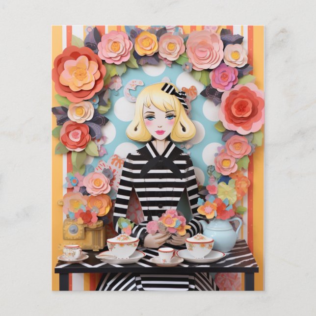Royal Delights: Paper Dolls Sip at The Ritz  (Front)