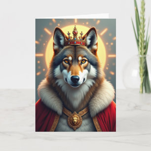 Royal Dog Birthday Card