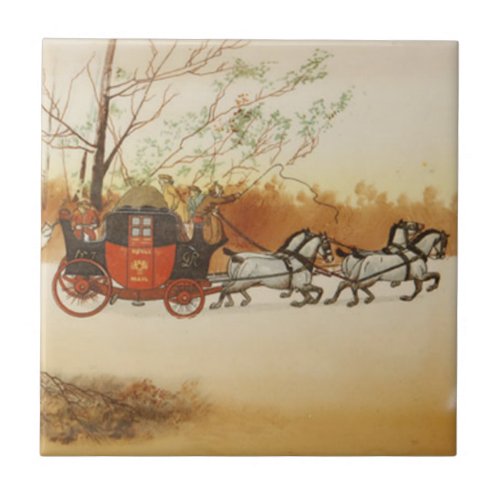 Royal Doulton Stagecoach Vintage Tile Design