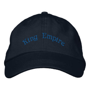 Royal Dynasty Inspired Navy Elegant Accessory-Hat Embroidered Baseball Cap