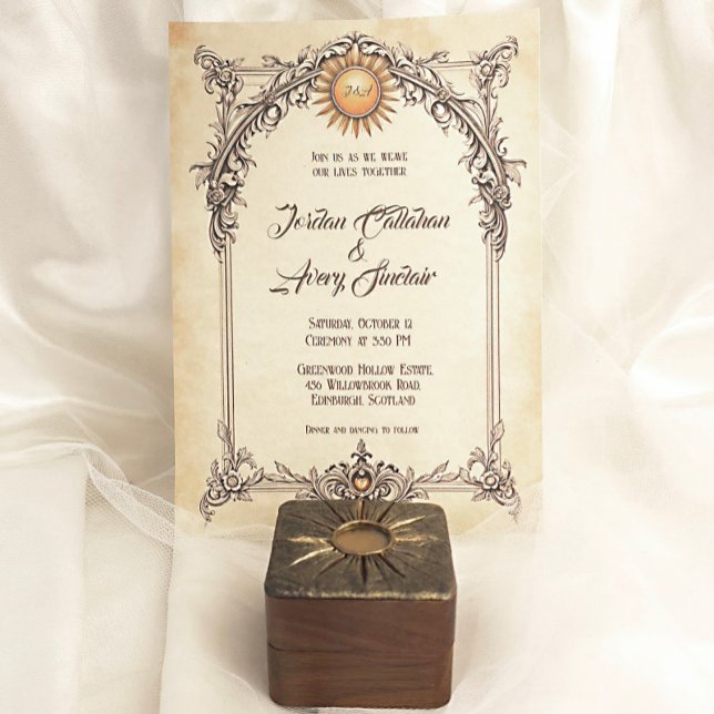 Royal Elegance Vintage Baroque Wedding Invitation  (Creator Uploaded)