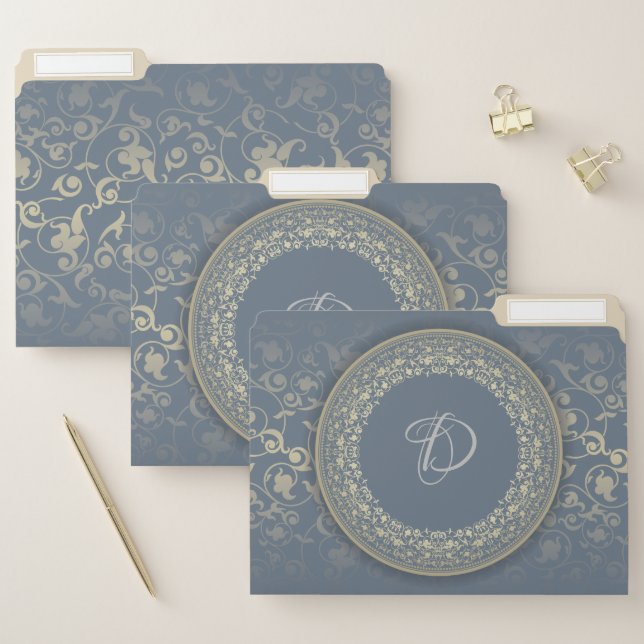 Royal Elegant Luxury Classy Vintage File Folder (Set)