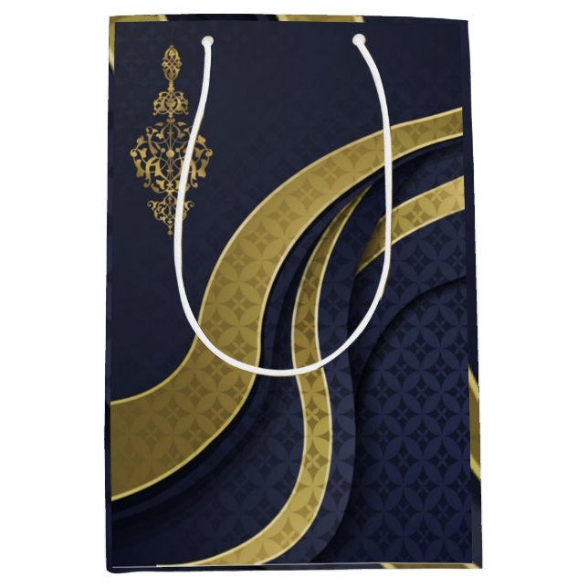 Royal elegant Luxury Medium Gift Bag (Front)