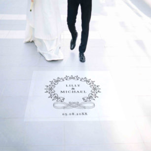 Royal, Elegant, Wedding Floor Decals