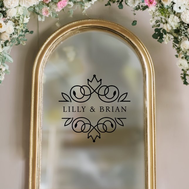 Royal, Elegant, Wedding Window Cling (Creator Uploaded)