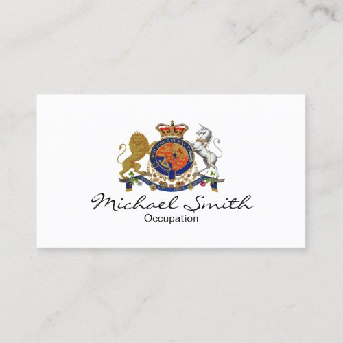Royal Emblem ~ Business Card / Unisex