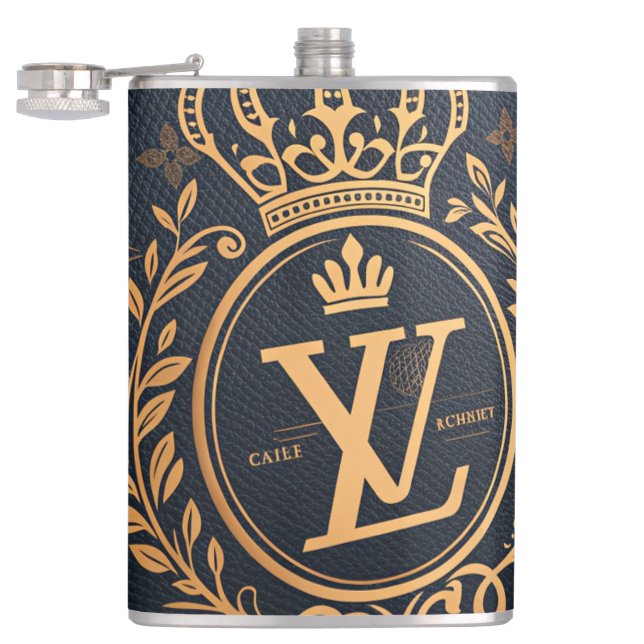 Royal Emblem  Flask (Opened)