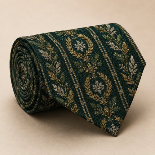 Royal Emerald Botanical Luxury Neck Tie
