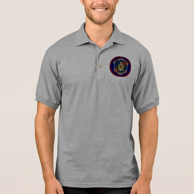 royal engineers veterans polo shirt (Front)