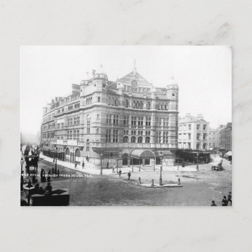 Royal English Opera House 1891 Postcard