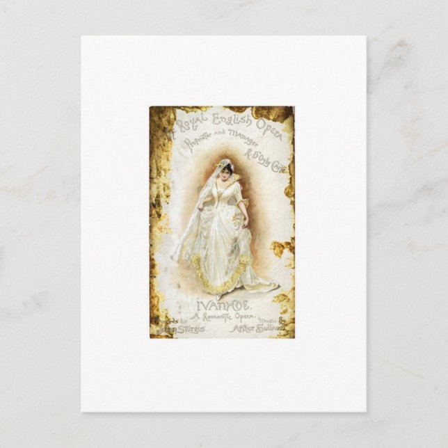 Royal English Opera's Ivanhoe Postcard (Front)