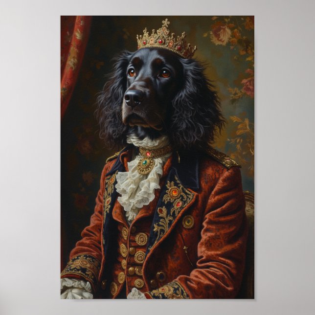Royal English Setter Portrait Poster (Front)