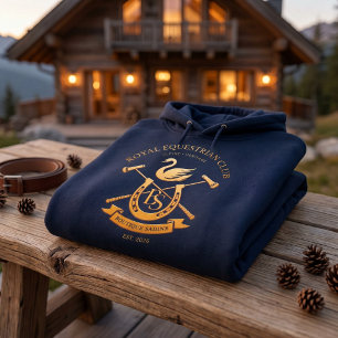Royal Equestrian Club Alpine Heritage Navy Blue Ho Hoodie