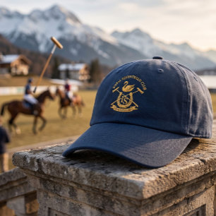 Royal Equestrian Club Embroidered Baseball Cap Q