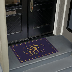 ROYAL EYE OF HORUS DOORMAT