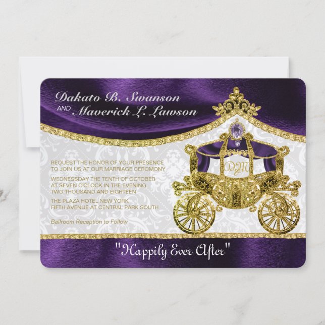 Royal Fairytale Invitation (Front)