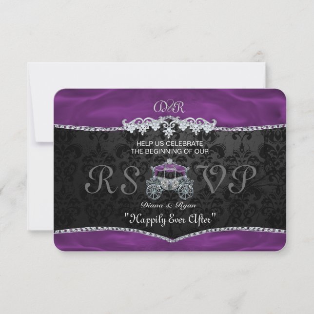 Royal Fairytale RSVP Invitation (Front)