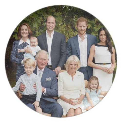 Royal Family Dinner Plate