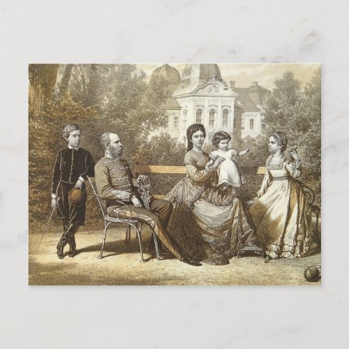 Royal family of Austria _ SISS _ Habsburg 014H Postcard