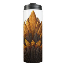 Royal Feather | Black & Gold  