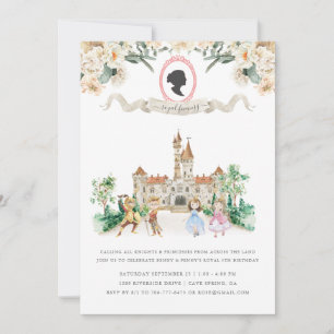Royal Fiveness Twins Fairy Tale Birthday Invitation